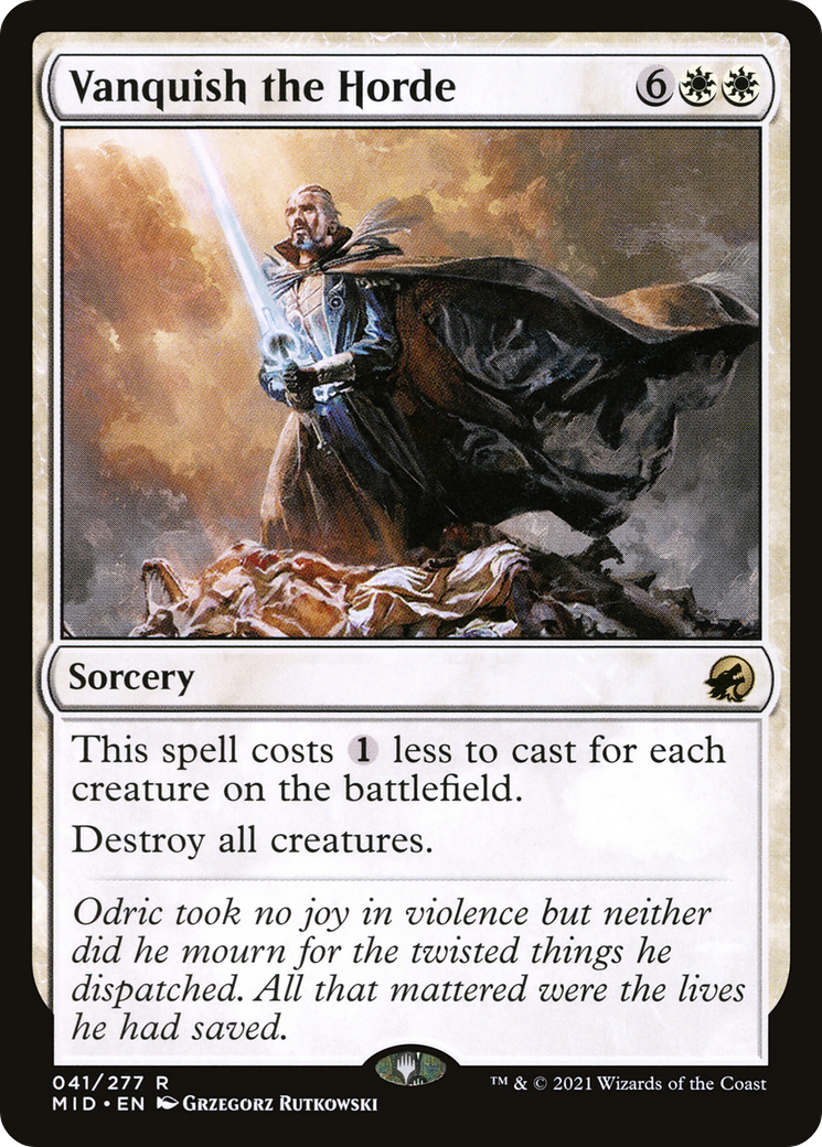 Vanquish the Horde (MID-041) - Innistrad: Midnight Hunt Foil-1