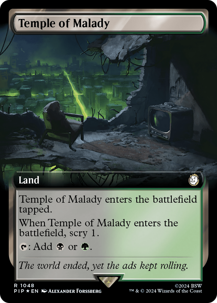 Temple of Malady (Extended Art) (Surge Foil) [Fallout]-1
