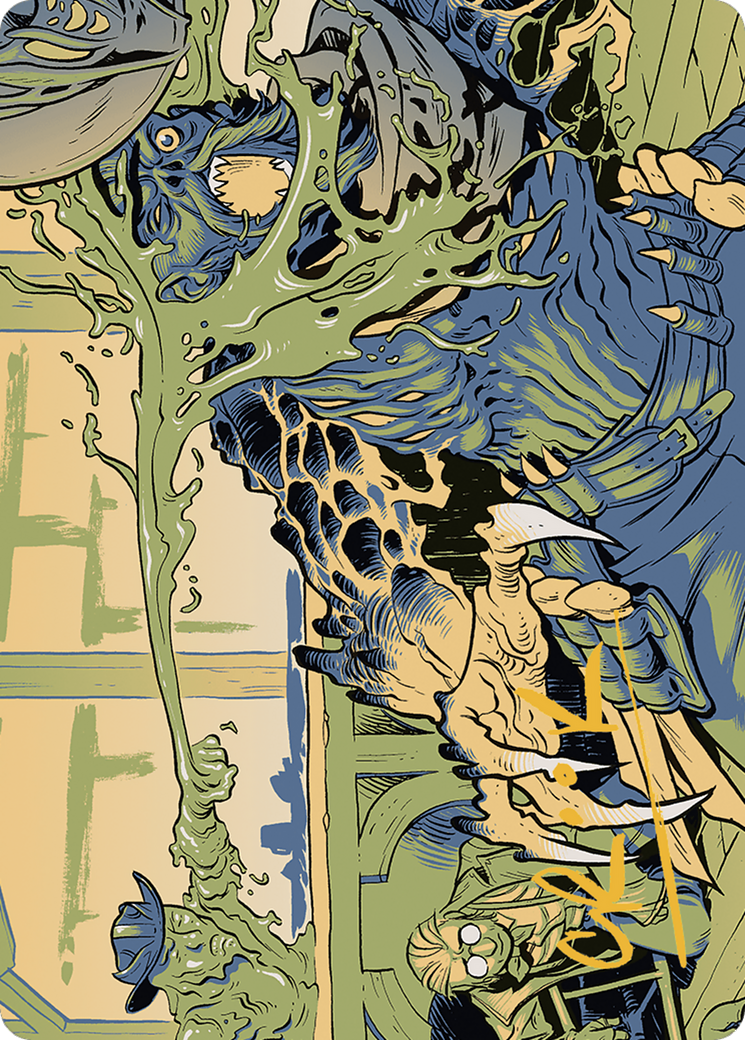 Voidslime // Voidslime (AOTJ-049) - Outlaws of Thunder Junction Art Series (Borderless) Foil-1