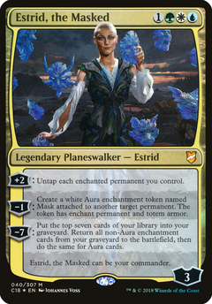 Estrid, the Masked (Oversized) [Commander 2018 Oversized]-1