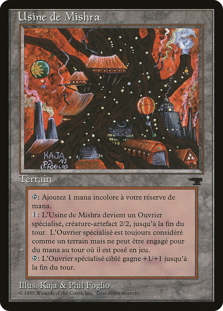 Mishra's Factory (French) - "Usine de Mishra" (REN-) - Renaissance-1