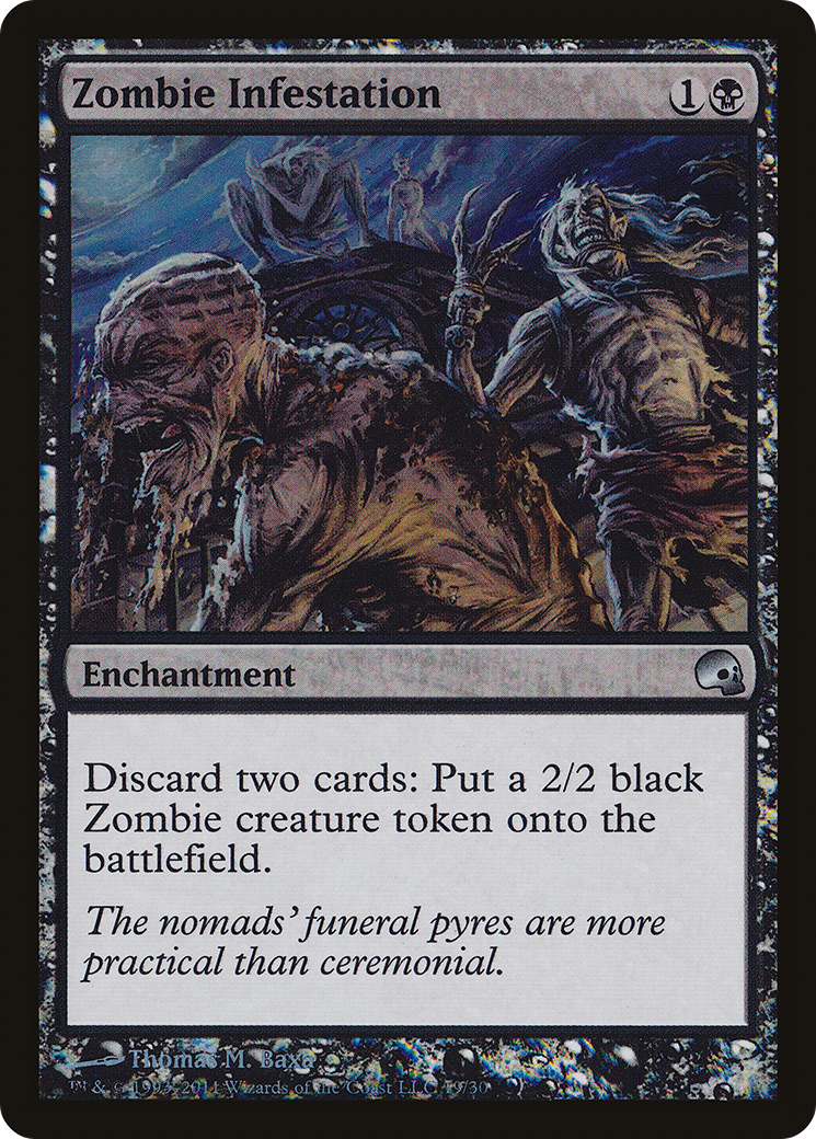 Zombie Infestation (GRV-019) - Premium Deck Series: Graveborn Foil-1