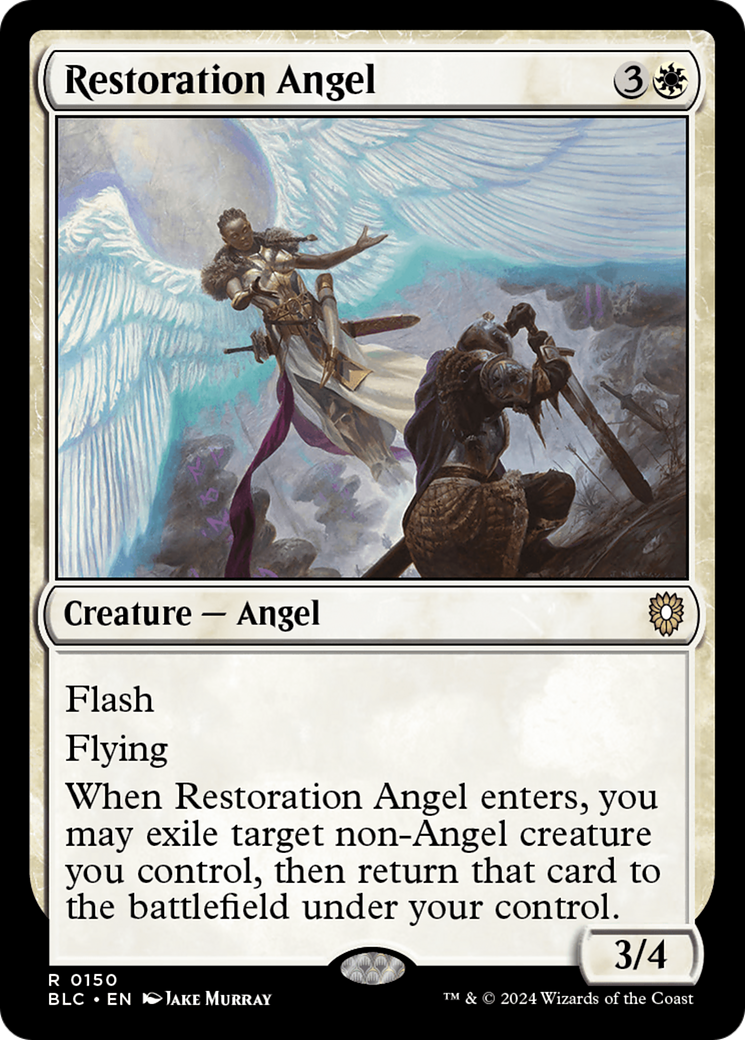 Restoration Angel [Bloomburrow Commander]-1