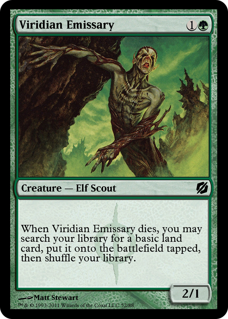 Viridian Emissary (TD2-052) - Duel Decks: Mirrodin Pure vs. New Phyrexia-1