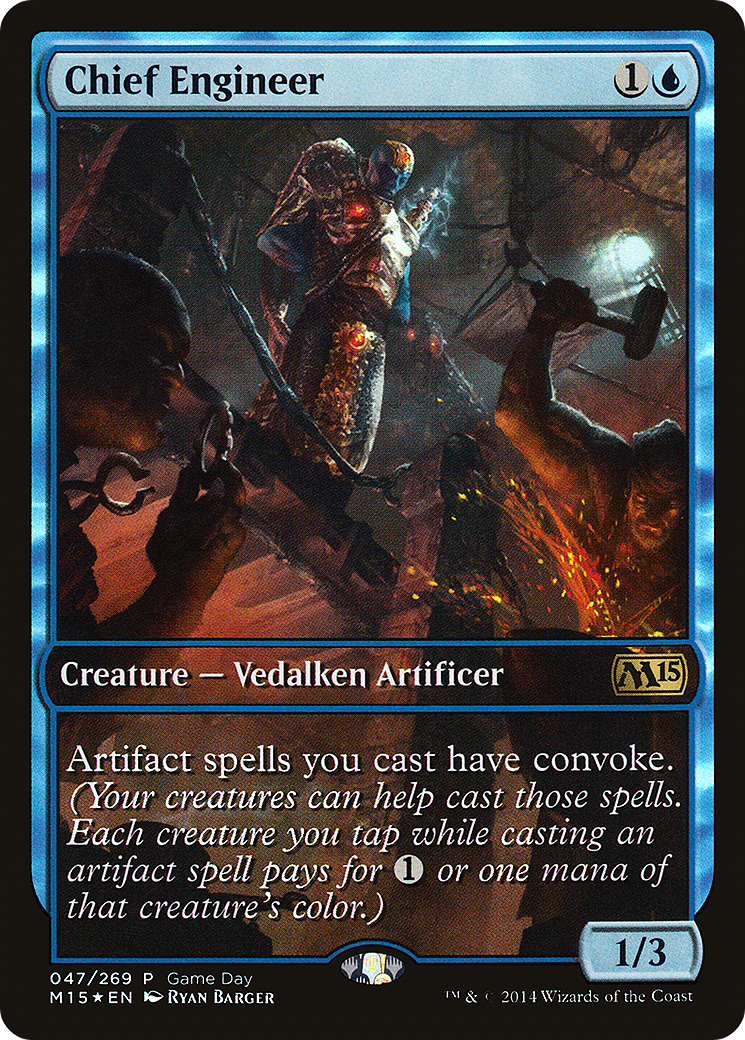 Chief Engineer (Game Day) [Magic 2015 Promos]-1