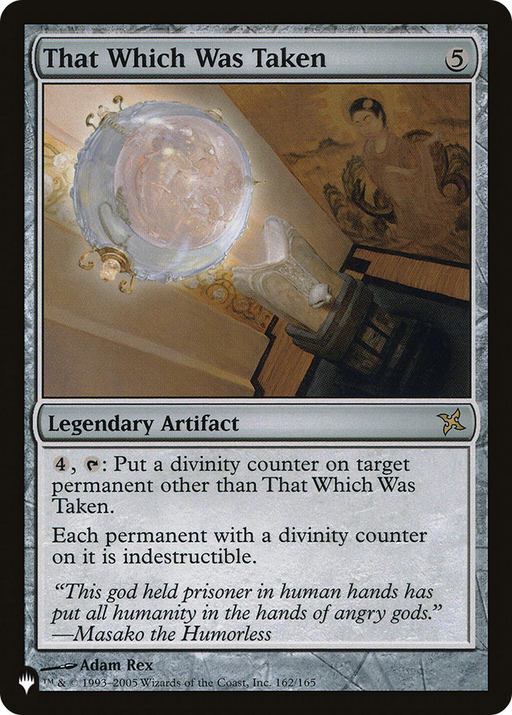 That Which Was Taken [The List]-1