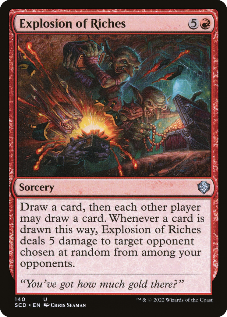 Explosion of Riches [Starter Commander Decks]-1
