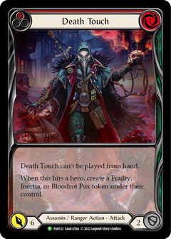Death Touch (Red) [FAB132] (Promo)  Rainbow Foil-1