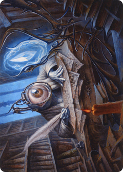 Unblinking Observer // Unblinking Observer (AMID-031) - Midnight Hunt Art Series (Borderless) Foil-1