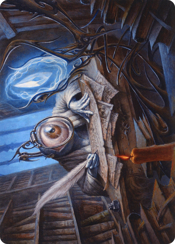 Unblinking Observer // Unblinking Observer (AMID-031) - Midnight Hunt Art Series (Borderless) Foil-1