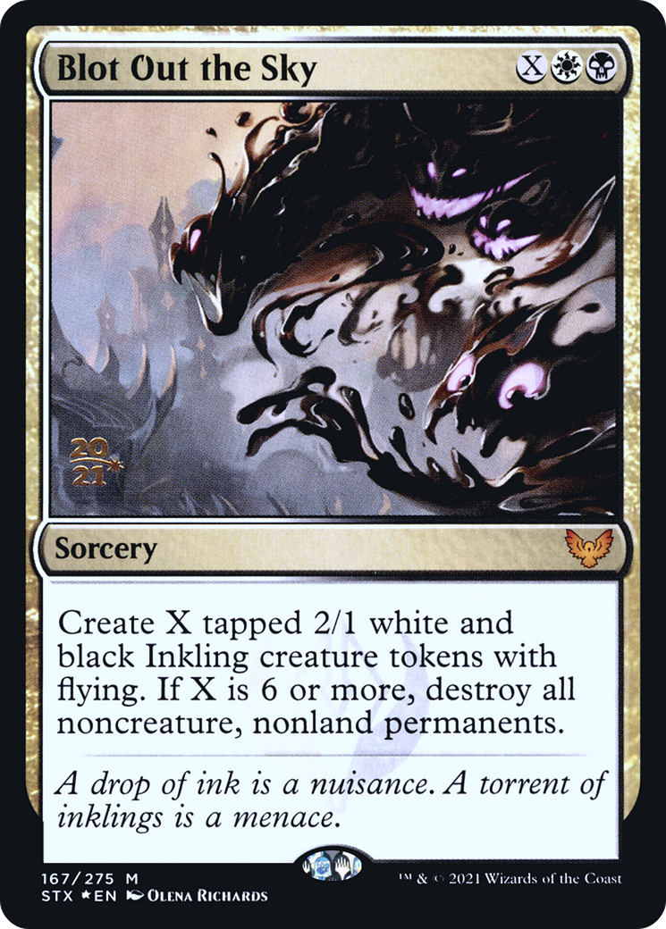 Blot Out the Sky [Strixhaven: School of Mages Prerelease Promos]-1