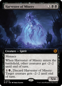 Harvester of Misery (Extended Art) [Outlaws of Thunder Junction: The Big Score]-1