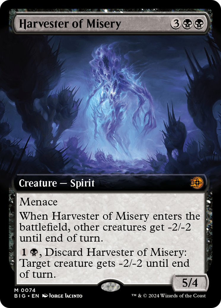 Harvester of Misery (Extended Art) [Outlaws of Thunder Junction: The Big Score]-1
