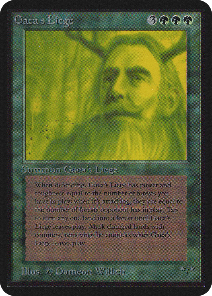 Gaea's Liege (LEA-) - Limited Edition Alpha-1