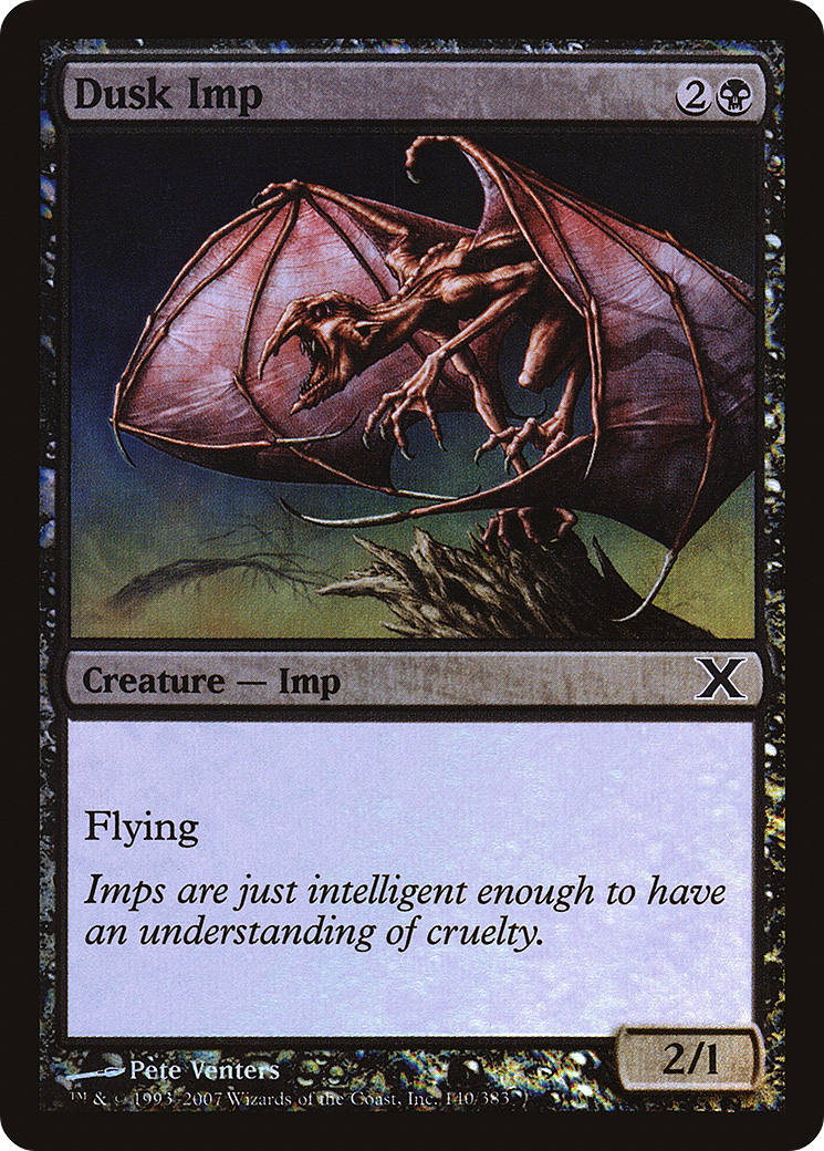 Dusk Imp (10E-140★) - Tenth Edition Foil-1