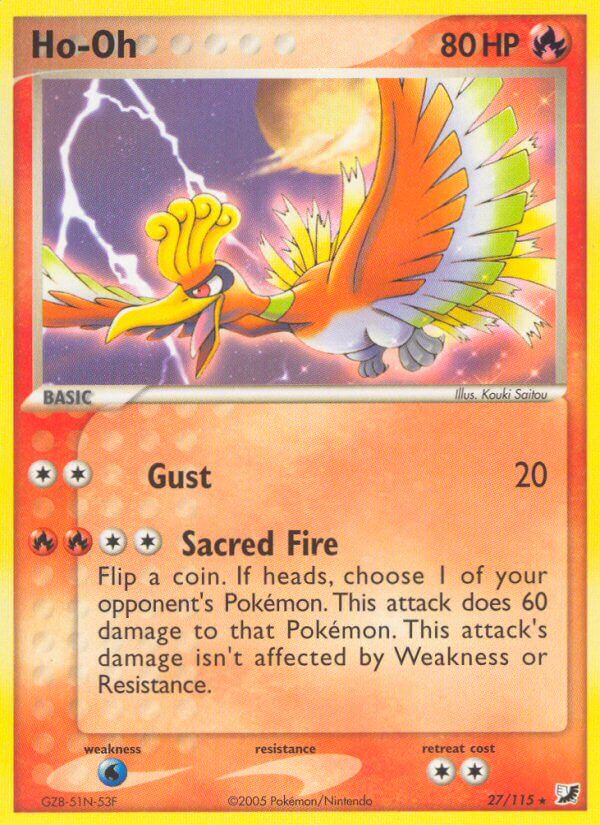 Ho Oh (27/115) (Theme Deck Exclusive) [EX: Unseen Forces]-1