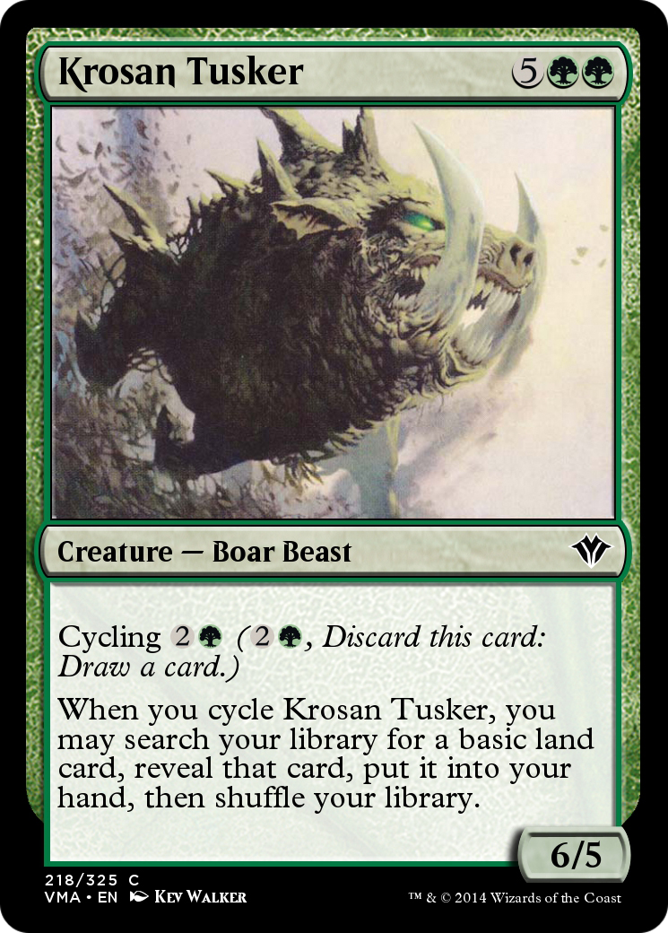 Krosan Tusker (VMA-218) - Vintage Masters Foil-1