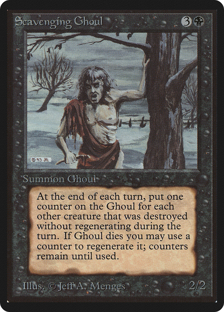 Scavenging Ghoul (LEB-) - Limited Edition Beta-1