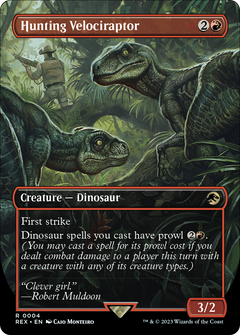 Hunting Velociraptor (Borderless) [Jurassic World Collection]-1