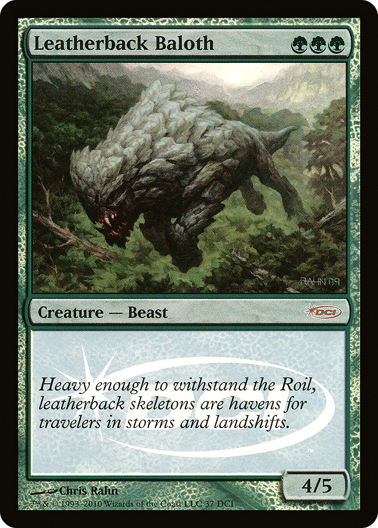 Leatherback Baloth [Wizards Play Network 2010]-1