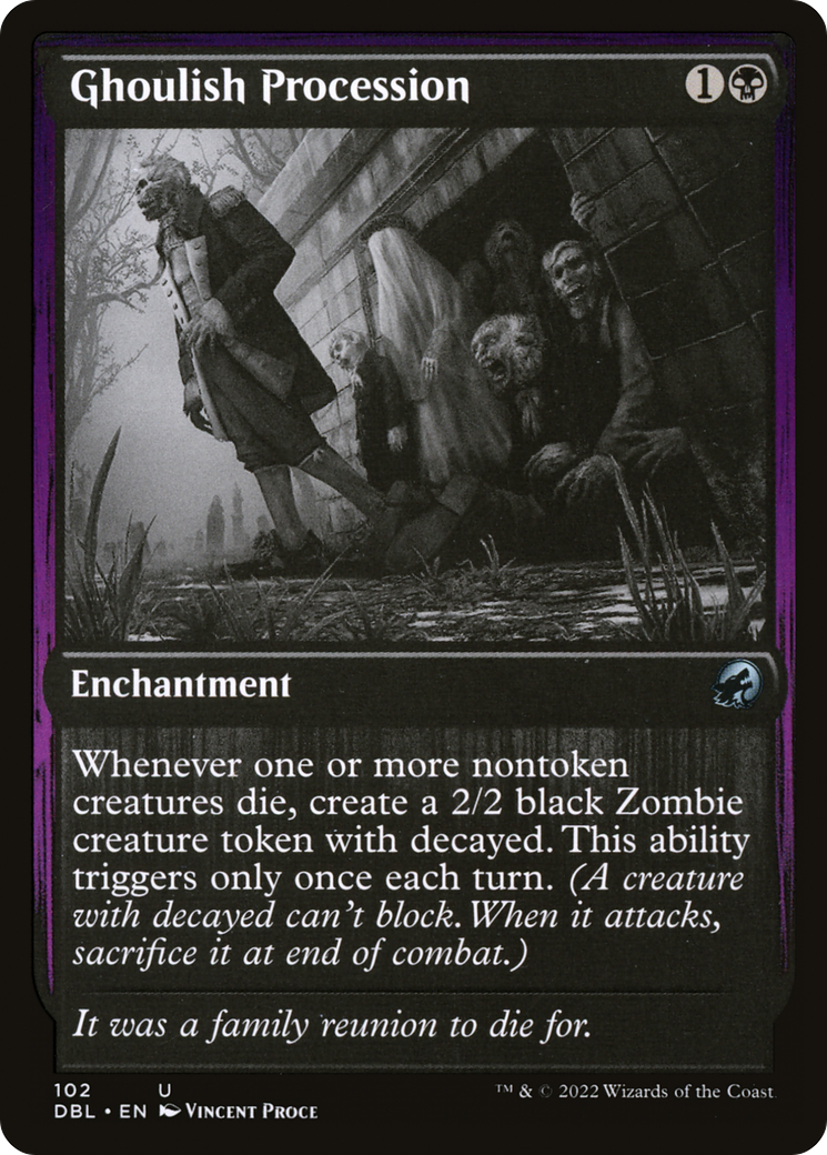 Ghoulish Procession [Innistrad: Double Feature]-1