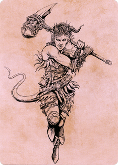 Karlach, Fury of Avernus // Karlach, Fury of Avernus (ACLB-054) - Battle for Baldur's Gate Art Series (Borderless)-3