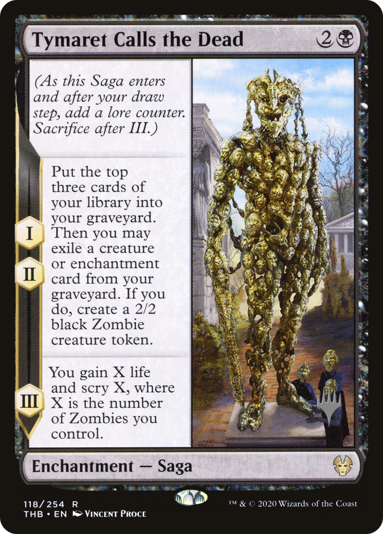 Tymaret Calls the Dead (PPTHB-118P) - Theros Beyond Death Promos Foil-1