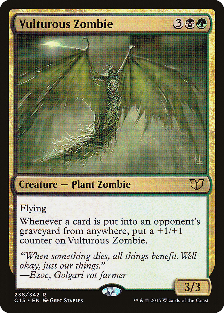 Vulturous Zombie (C15-238) - Commander 2015-1