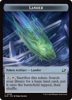Beast (0006) // Lander Double-Sided Token [Edge of Eternities Tokens]-2
