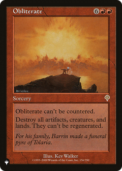 Obliterate [The List]-1
