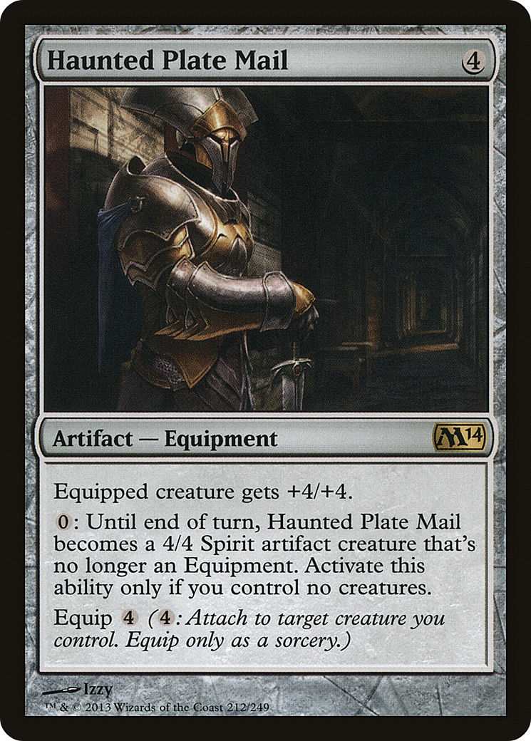 Haunted Plate Mail [Magic 2014]-1