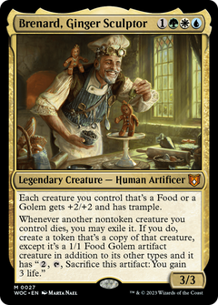 Brenard, Ginger Sculptor [Wilds of Eldraine Commander]-1