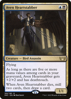 Aven Heartstabber (Promo Pack) [Streets of New Capenna Promos]-1