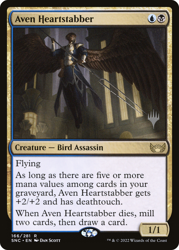 Aven Heartstabber (Promo Pack) [Streets of New Capenna Promos]-1