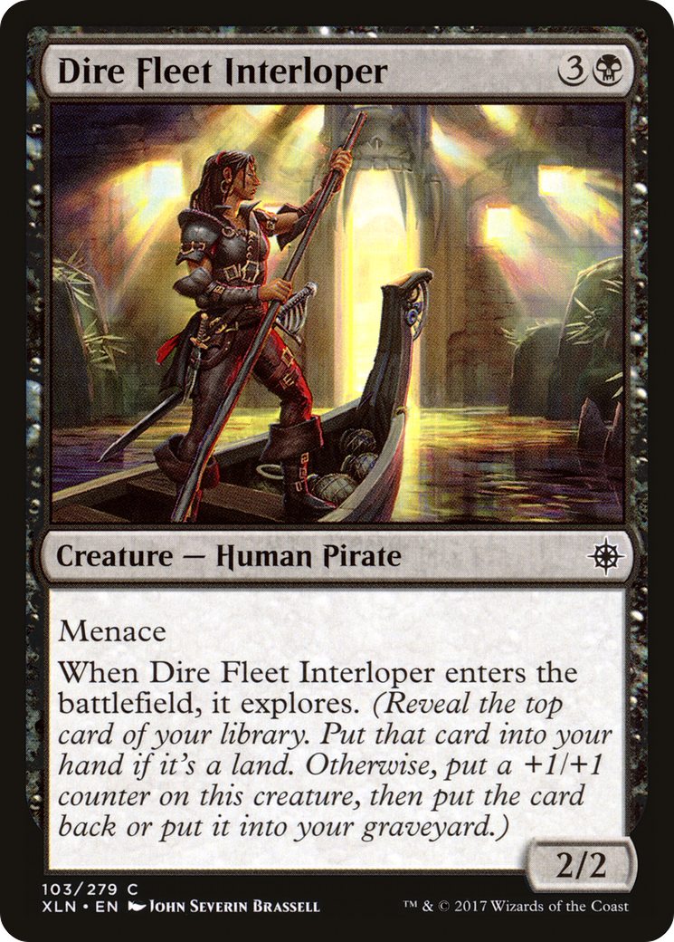 Dire Fleet Interloper [Ixalan]-1