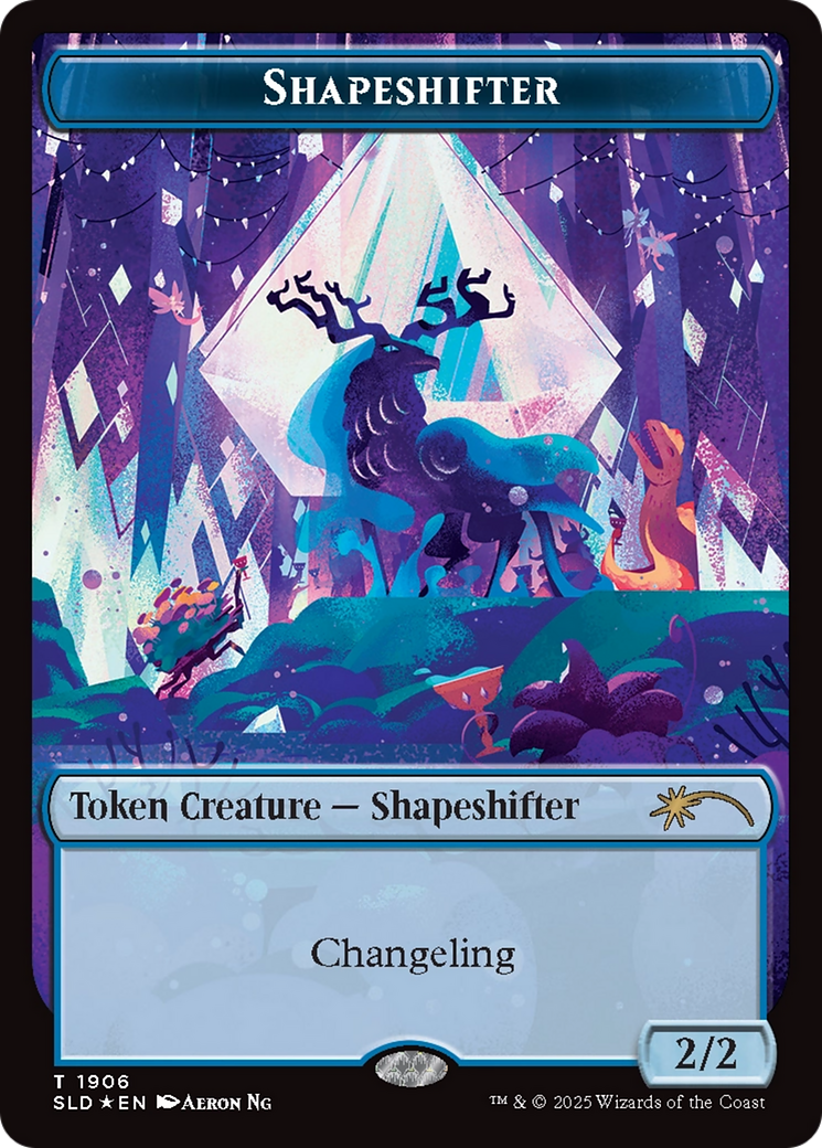 Shapeshifter Token (1906) (Double Rainbow Foil) [Secret Lair Drop Series]-1
