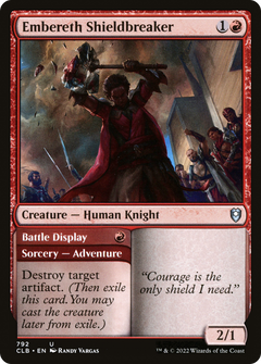 Embereth Shieldbreaker // Battle Display [Commander Legends: Battle for Baldur's Gate]-1
