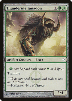 Thundering Tanadon (NPH-122) - New Phyrexia-1