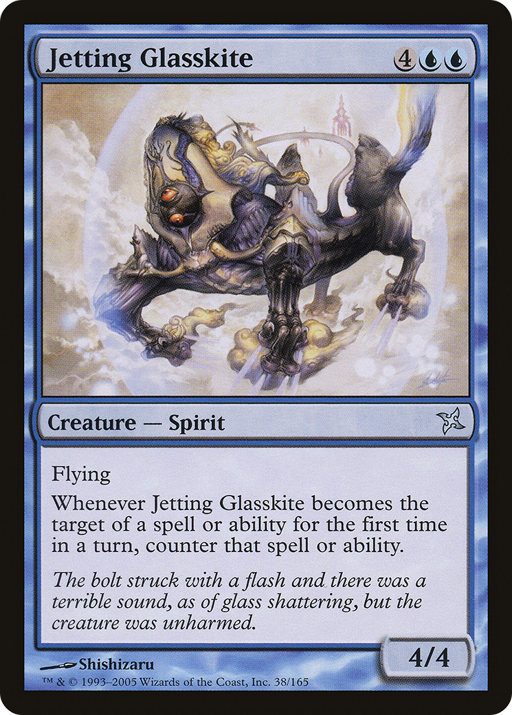 Jetting Glasskite [Betrayers of Kamigawa]-1