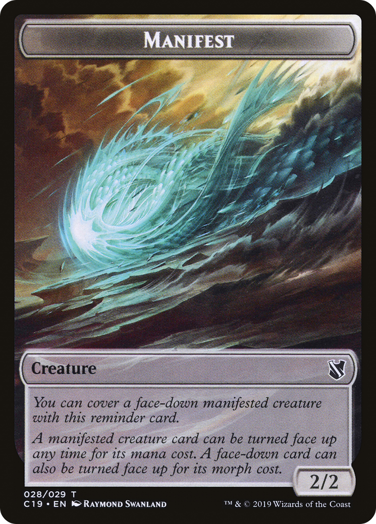 Manifest (TC19-028) - Commander 2019 Tokens-1