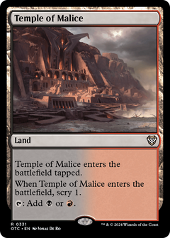 Temple of Malice [Outlaws of Thunder Junction Commander]-1