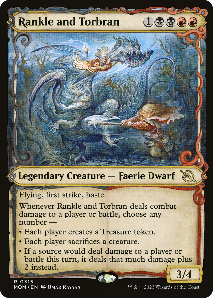 Rankle and Torbran (Showcase Planar Booster Fun) [March of the Machine]-1