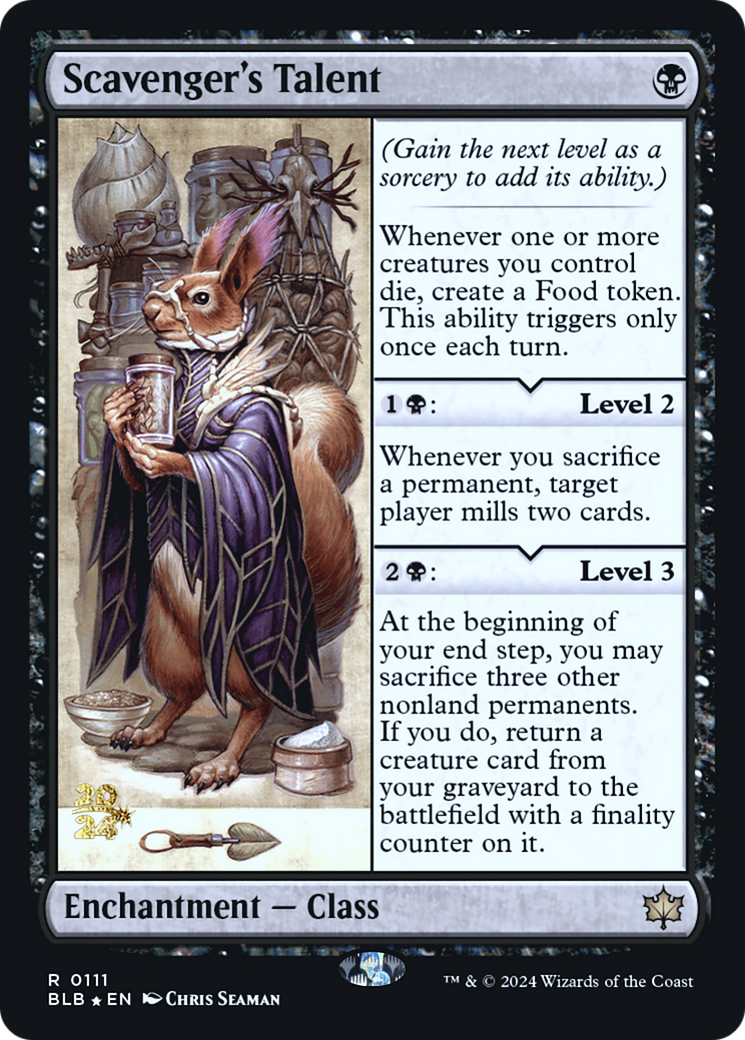 Scavenger's Talent [Bloomburrow Prerelease Promos]-1