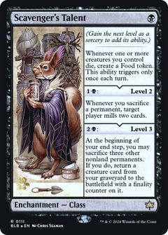 Scavenger's Talent [Bloomburrow Prerelease Promos]-1