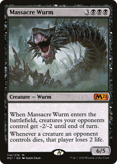 Massacre Wurm [Core Set 2021]-1