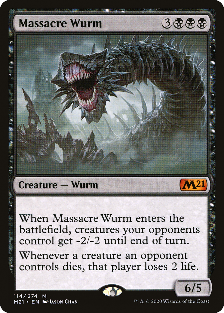 Massacre Wurm [Core Set 2021]-1