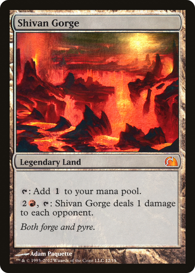 Shivan Gorge [From the Vault: Realms]-1