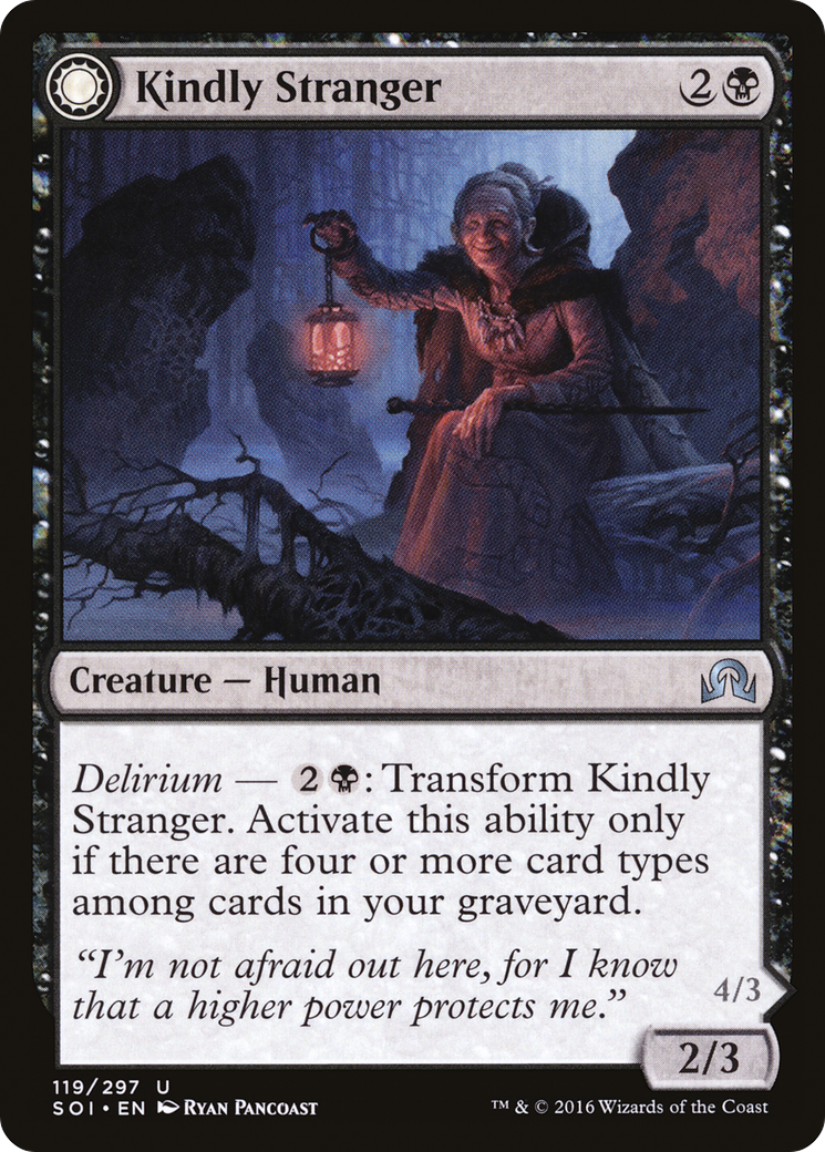Kindly Stranger // Demon-Possessed Witch [Shadows over Innistrad]-3