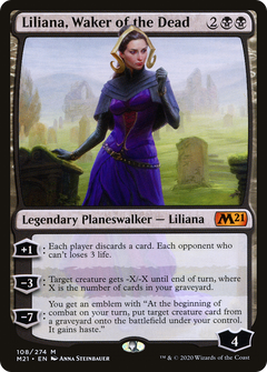 Liliana, Waker of the Dead [Core Set 2021]-1