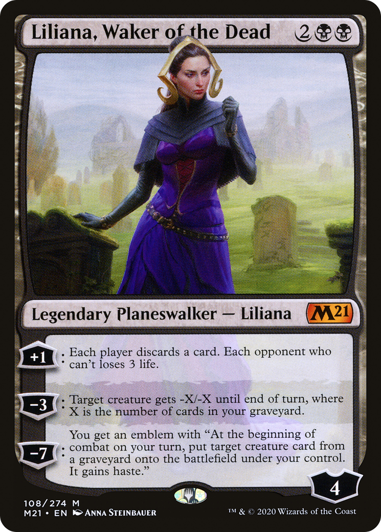Liliana, Waker of the Dead [Core Set 2021]-1